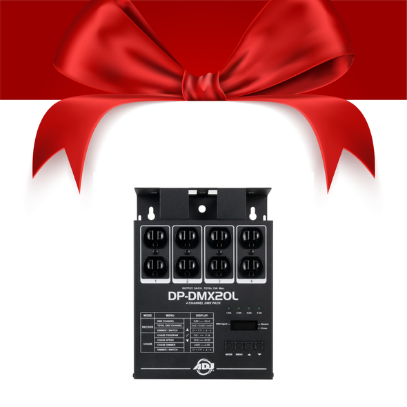 ADJ's DP-DMX20L - 4 Channel Universal DMX Dimmer Pack Xmas Deal