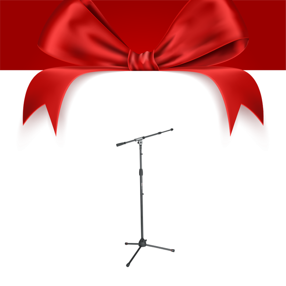 Gator Frameworks GFW-MIC-2020 - Frameworks Tripod Mic Stand with Telescoping Boom and Standard Twist Clutch Xmas Deal