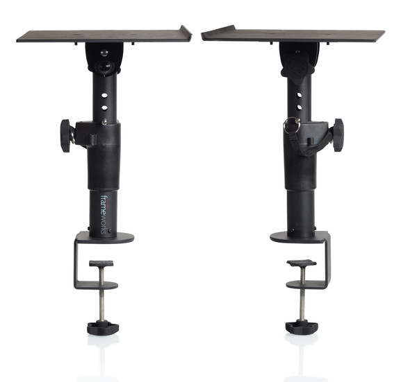 Gator Frameworks GFWSPKSTMNDSKCMP - Clamp-On Studio Monitor Stand - Adjustable Height Xmas Deal 
