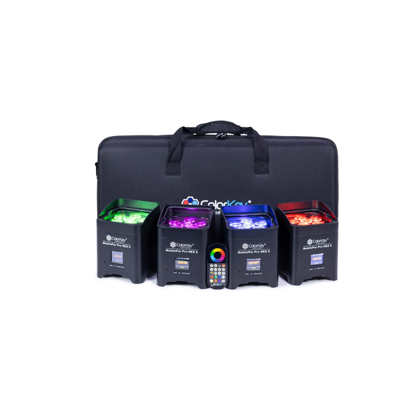 ColorKey MobilePar Pro HEX 6 (4-PACK W/ HARDSHELL CASE)