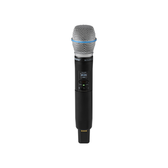 Shure SLXD2+ Digital Wireless Handheld Transmitter with Beta 87A Supercardioid Capsule (G57: 470 to 608 MHz)