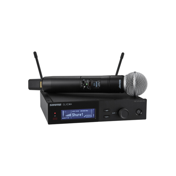 Shure SLXD24+/58 Digital Wireless Handheld Microphone System with SM58 Capsule (G57: 470 to 608 MHz)