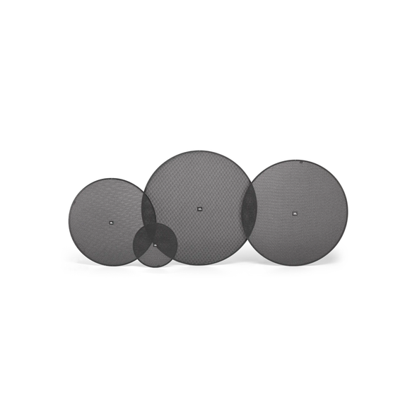 JBL Round Speaker Grilles with Tethers for Control 418 (Black, 6-Pack) 