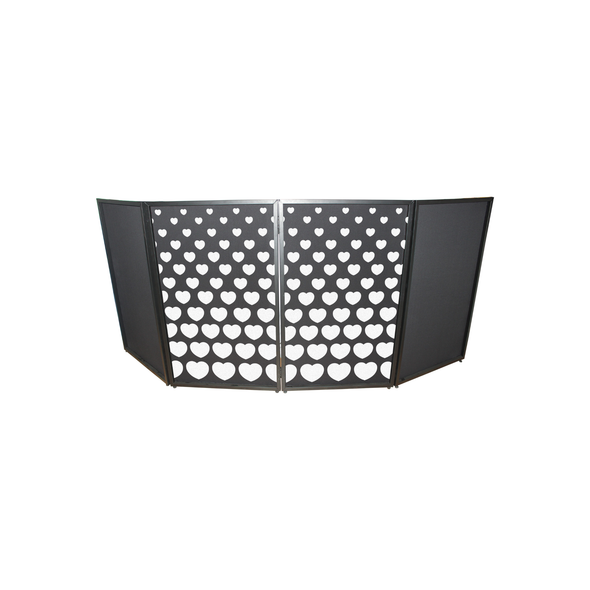 ProX XF-SHEARTSQ1X2 Stepped Hearts Facade Scrims – Set of 2 