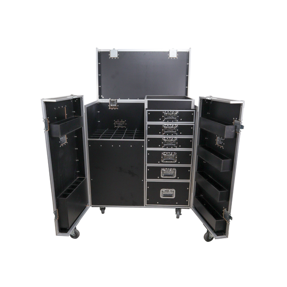 ProX XS-6DMIC25W ATA Flight Style Mic Stand & Drawer Case