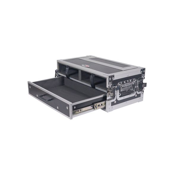 ProX XS-2WM2DR Wireless Mic ATA Flight Case with 2U Drawer