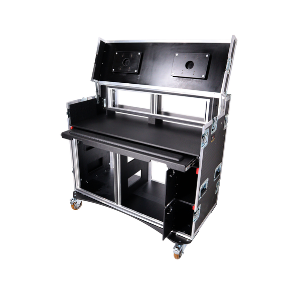 ProX XZF-AVPRO 2X12U 2X4U Mobile AV Workstation Case