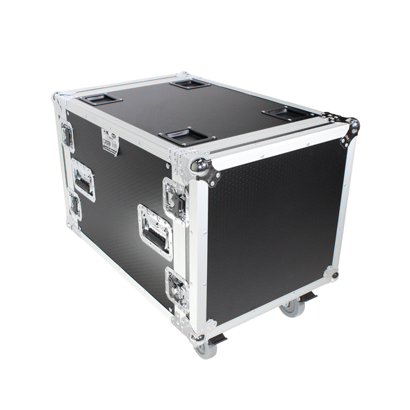 ProX T-10RSS24 10U ATA Flight Rack Case – 24" Depth with Casters