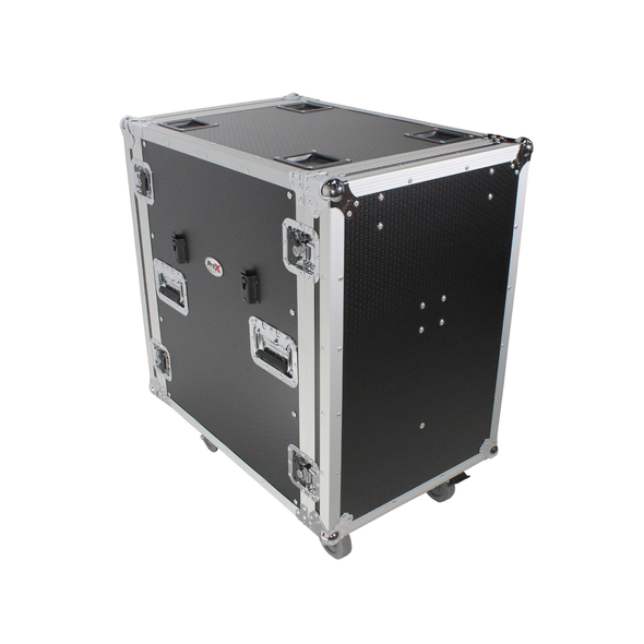 ProX T-16RSS24WDST 16U ATA Rack Case – 24" Depth w/ Side Tables & Casters