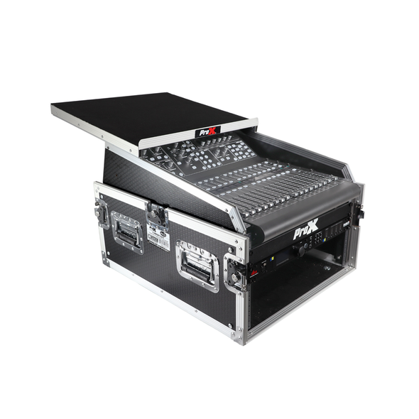 ProX T-6MRSS13ULT 13U Top Mixer / 6U Rack Combo Case w/ Laptop Shelf