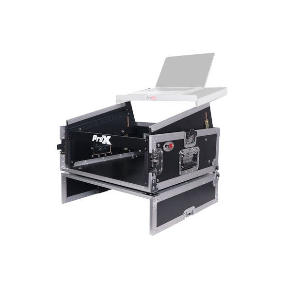 ProX T-4MRSS 4U Rack Case with 10U Mixer Top