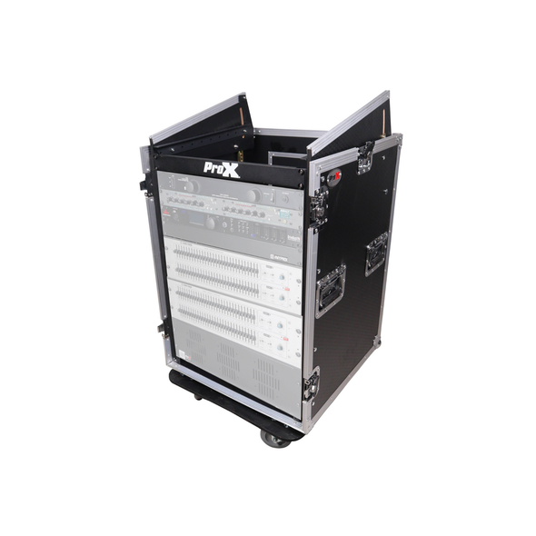 ProX T-16MRSS 16U Rack Case with 10U Mixer Top