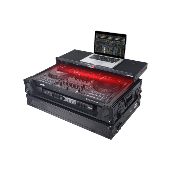 ProX ATA Road Case for DDJ-FLX10 / DDJ-GRV6 – Black with LED
