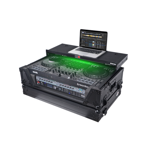 ProX ATA Road Case for DDJ-FLX10 / DDJ-GRV6 – Black with LED