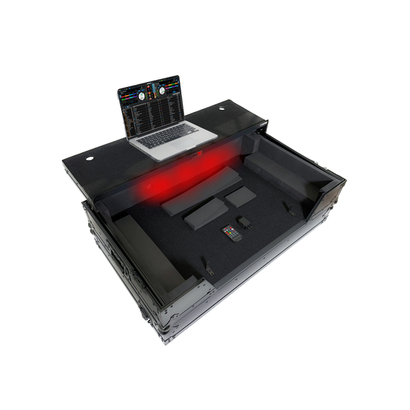 ProX XS-XDJAZWLTBLLED ATA Flight Case for Pioneer XDJ-AZ – Black with LED