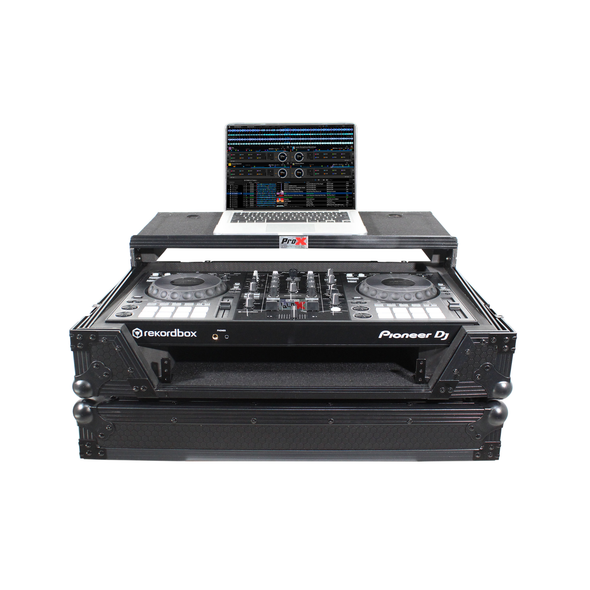 ProX XS-DDJ800WLTBL ATA Flight Case for Pioneer DDJ-800 with Laptop Shelf