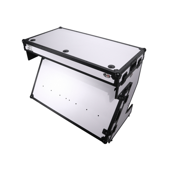 ProX XS-ZTABLEWH Z-Table Folding DJ Workstation with Wheels