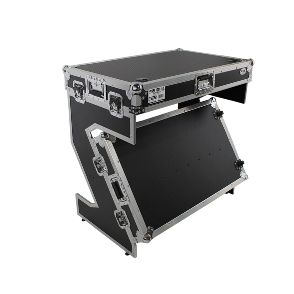 ProX XS-ZTABLEJR Folding DJ Z-Table Jr Workstation with Wheels