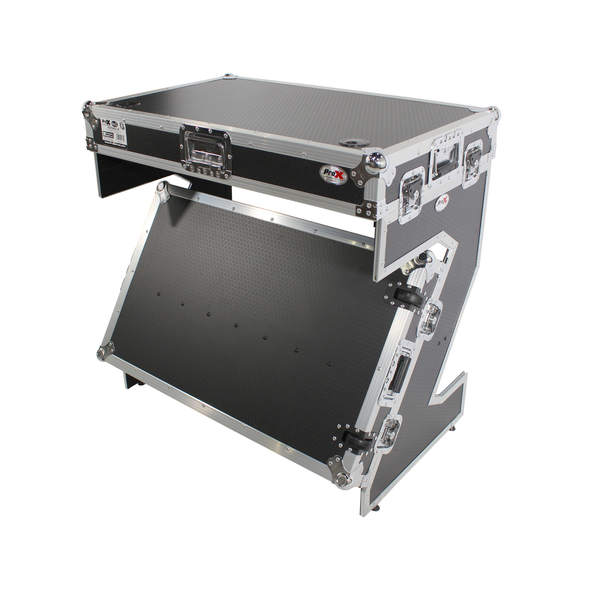 ProX XS-ZTABLEJR Folding DJ Z-Table Jr Workstation with Wheels