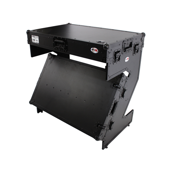 ProX XS-ZTABLEBLJR Z-Table Jr Folding DJ Workstation with Wheels