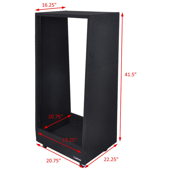 Odyssey 20U Carpeted Studio Rack MKII 