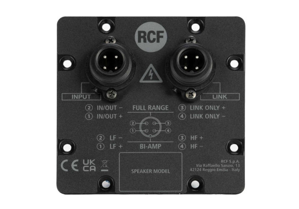 RCF Amphenol I/O Option Panel for Compact Media Series 
