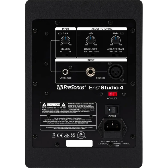 PreSonus Eris Studio 4 Powered 4" 50W Studio Monitor