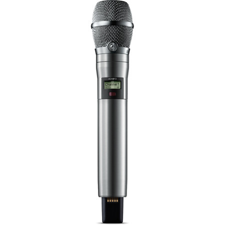 Shure ADX2FD/K11N=-G57 Handheld Wireless Microphone Transmitter Nickel - G57 (470-608 MHz)