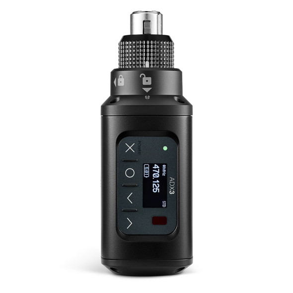 Shure Axient Digital ADX3 Wireless Plug-On Transmitter K54: 606-663MHz