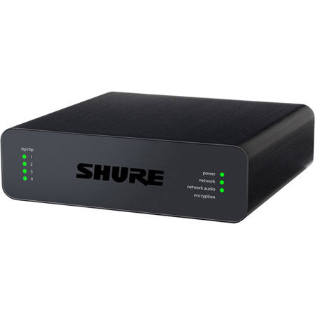 Shure Microflex Advance 4 Channel Dante Mic/Line Audio Input Network Interface