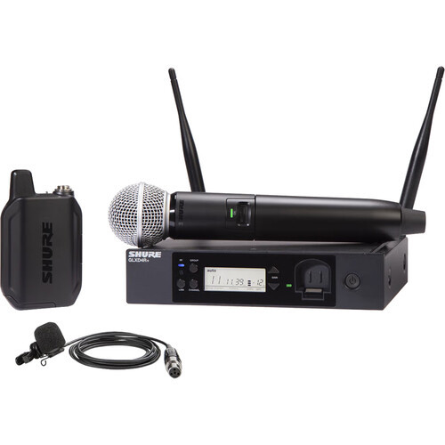  Shure GLXD24R+ Wireless Combo System Z3 2.4 / 5.8 GHz