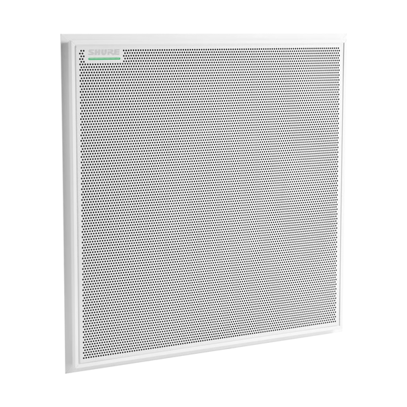 Shure Ceiling Array Microphone and Loudspeaker White Square 24"