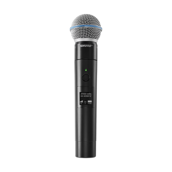 Shure Microflex Wireless neXt Handheld Transmitter with Beta 58A Capsule