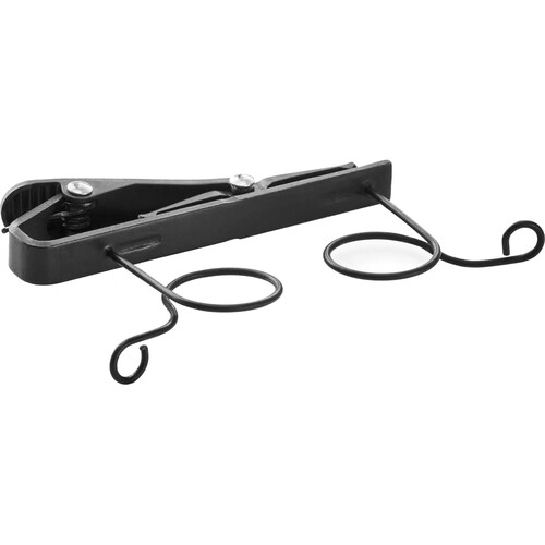 Shure RK187T2-B Dual Tie Clip, Black