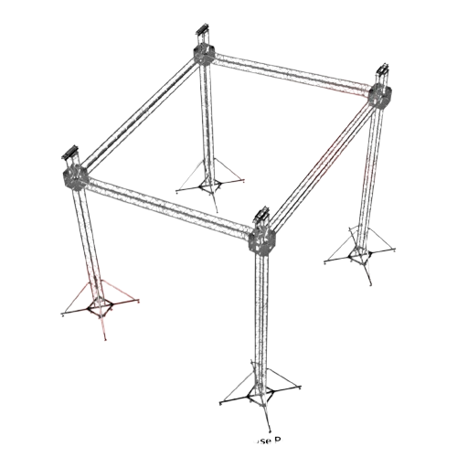 ProX 20x20 Slant Stage Roof Truss System | Gear Club Direct