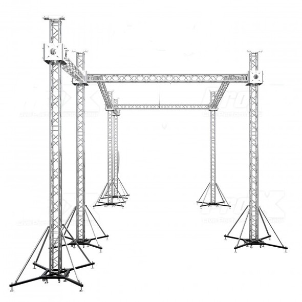 ProX 30x20 PR2 Stage Roof w/ Speaker Wings | Gear Club Direct
