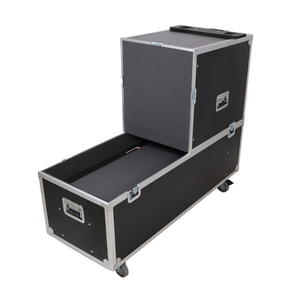 ProX ATA Flight Case for 2x EV Evolve 70 Compact Arrays Fits Two Column Speakers and Subwoofers