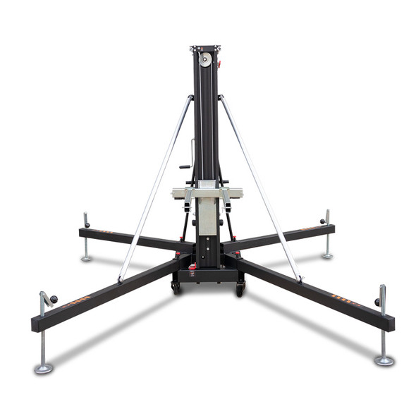 ProX FANTEK Spain Compact Front Loading Lifting Line Array Systems Tower Pair 992 lbs Cap Max Height 26 Ft. Incl Line Array Adapter