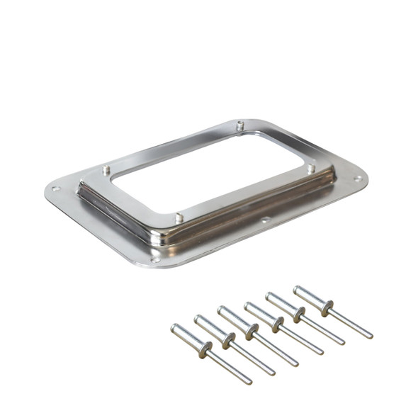 ProX 5x7" Acrylic Clear High Impact Recessed Dish