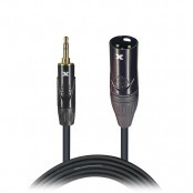 ProX XC-MP10 3.5mm TRS Male to 1/4 Inch TS Male Mono Audio Cable with Gold Plated Connectors for Professional Audio Applications
