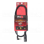 ProX XCP-MXM10 10ft 1/8 Inch to XLR Male Cable for Connecting Smartphones, Tablets, Laptops, Audio Interfaces, and Mixing Consoles