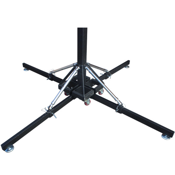 ProX 18 Ft. Lighting Crank Truss Stand  Pair 330 Lbs.Capacity Includes T-Adapter Truss Mount