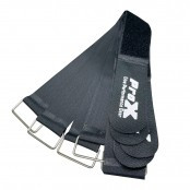 ProX XC-T20X5 reusable 20 inch by 2 inch hook and loop cable tie straps in a 5-pack configuration designed for cable organization and management.