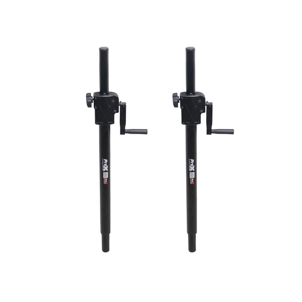 ProX Dual Crank System Package Adjustable Speaker-Subwoofer Pole M20 1-3/8" diameter - from 34"-52"