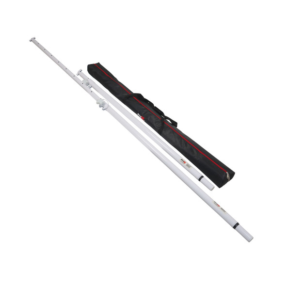 ProX Set of 2 Atlas Telescoping Poles White 56" "96" Adjustable Height
