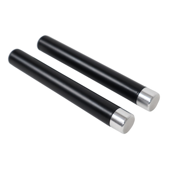 ProX 10" Set of 2 Speaker Extension Poles with M20 Thread and 1-3/8 in. Adapter " Black, 100 lb Capacity