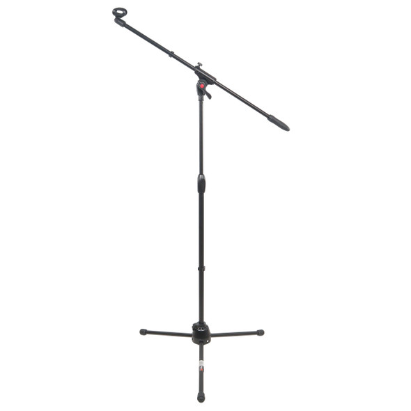 ProX 6 Ft. Pro Tripod Microphone Concert Musician DJ Stand With Boom and Mic Clip