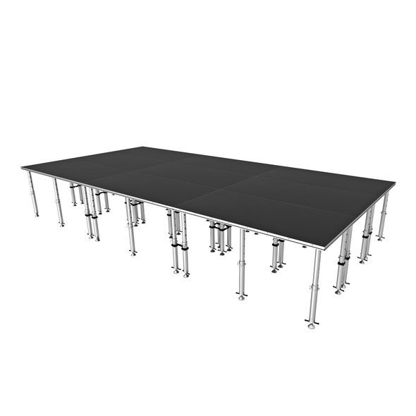 ProX 12x24 StageQ Package Incl 9pcs 4x8 platforms 