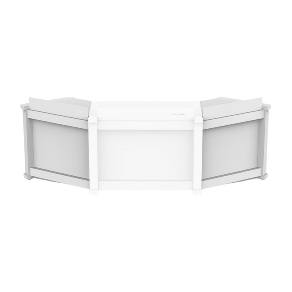 ProX WHITE B3 PLUS Extension Pack for Humpter B3 DJ Workstation - Left and Right Add-Ons Only