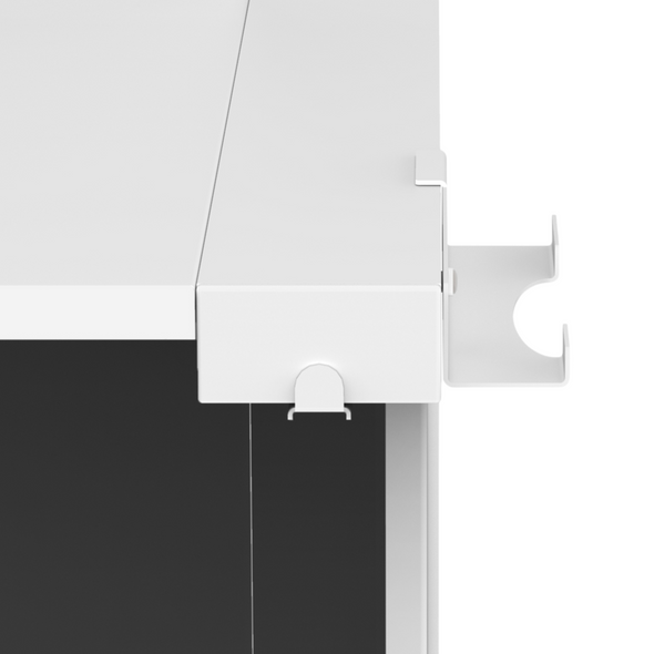 ProX Pro Microphone Holder for Humpter B3 Workstation in White